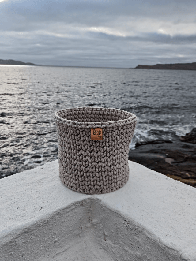 Medium Crochet Basket