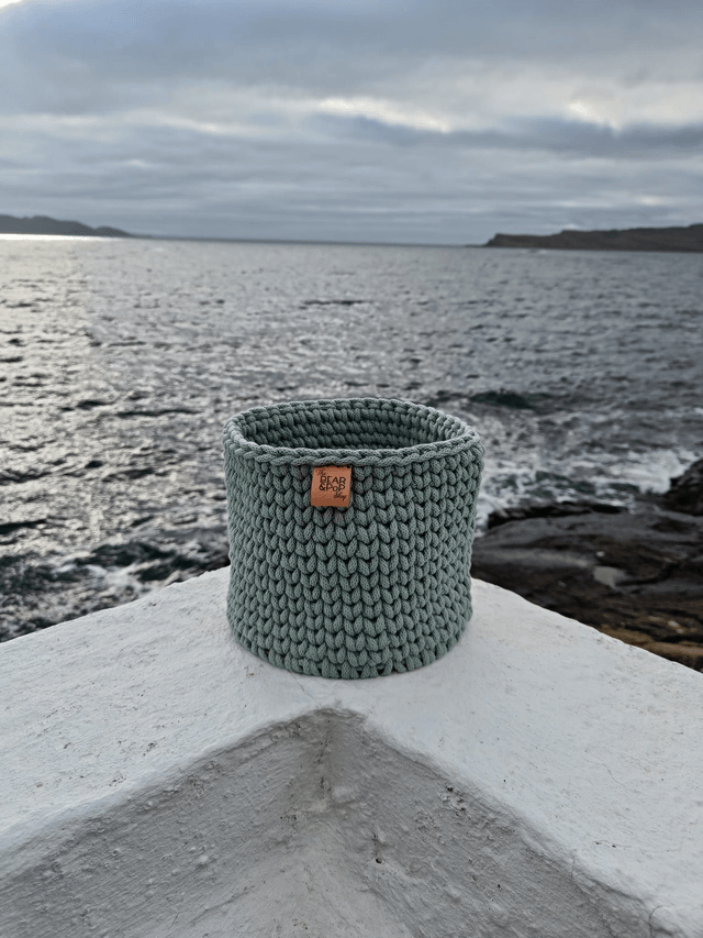 Medium Crochet Basket
