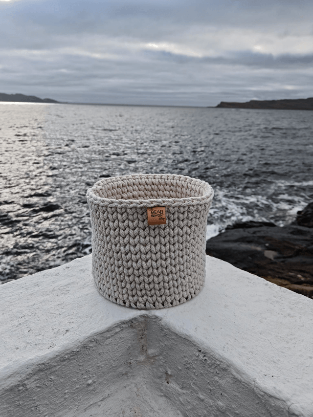 Medium Crochet Basket